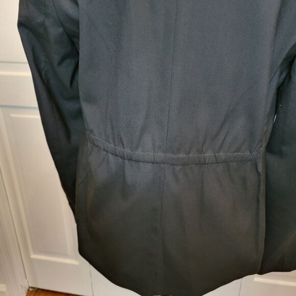 Black Single Button Fitted Blazer Old Navy M Classic Old Money Office Tailored - Picture 6 of 8